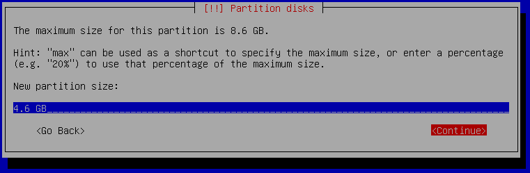 13e partition setup manual